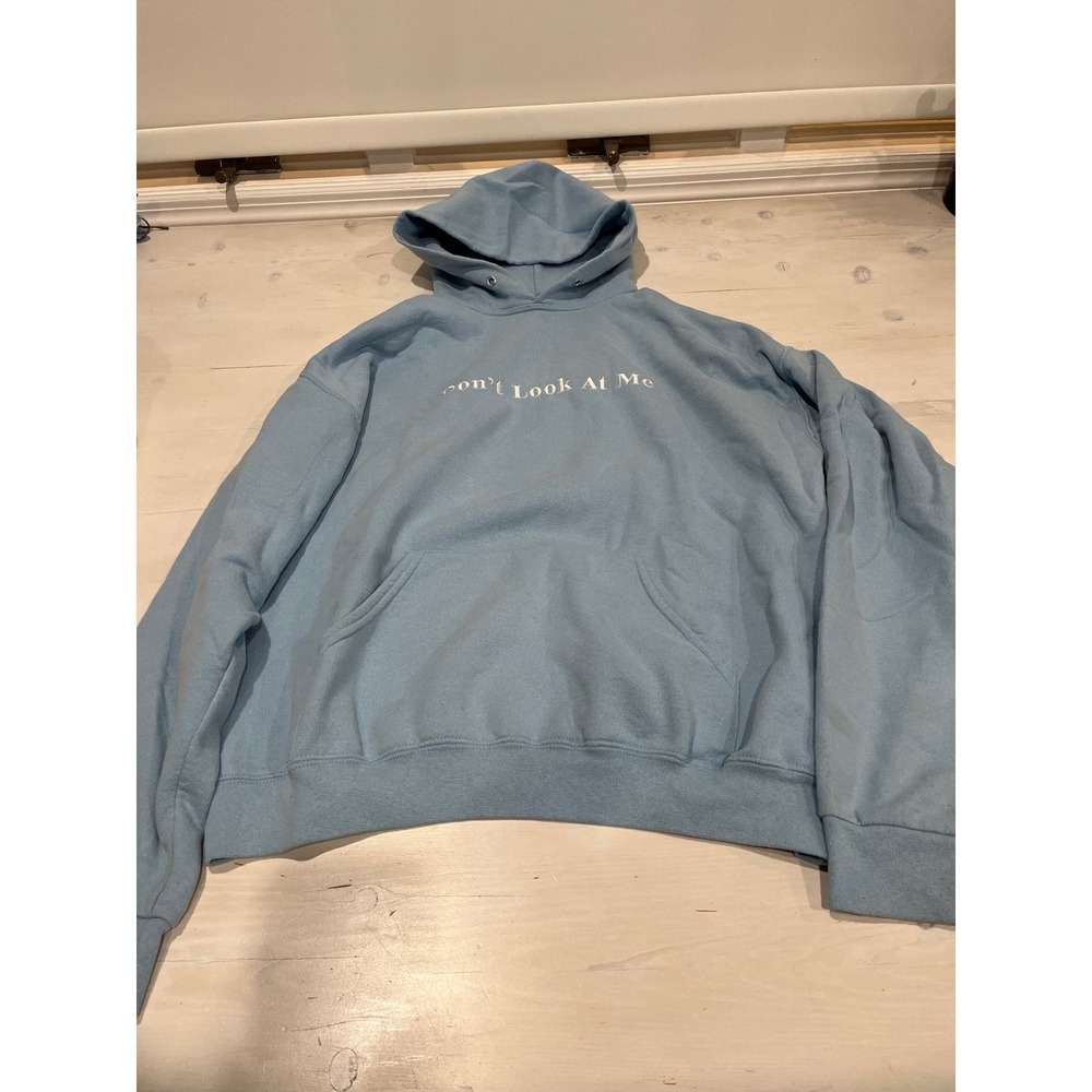 Oversized Hoodie Pullover Sweatshirt Don't Look At Me One Size‎